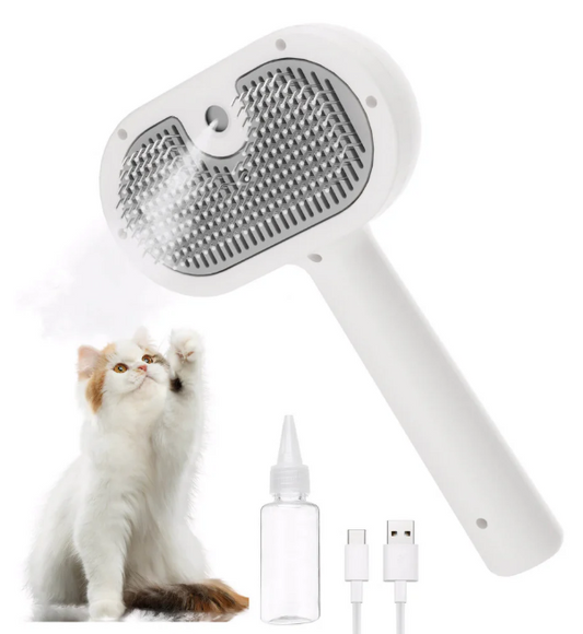 MirtyShop FurGo – Spazzola Coccola a Vapore per Cani