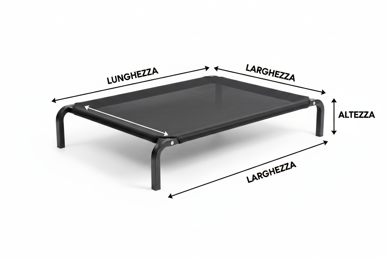 Misure cuccia in italiano